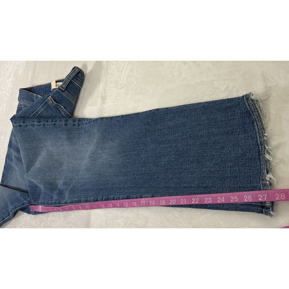 Madewell 29 Slim Demi-Boot Classic Blue Denim Jeans Benefits Charity - Picture 7 of 14